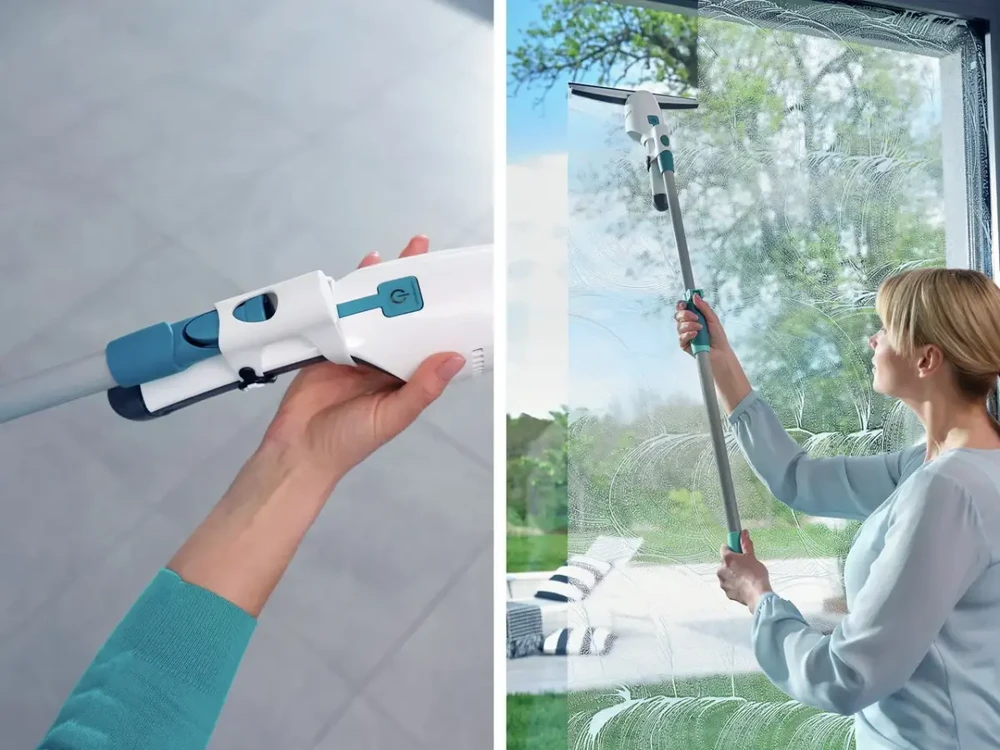 Leifheit Nemo 51042 langų valytuvas su Click sistemos adapteriu