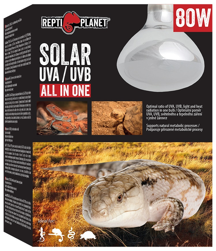 Planet Entertainment „Repti Planet“ – saulės spindulių UVA ir UVB lempa – 80 W