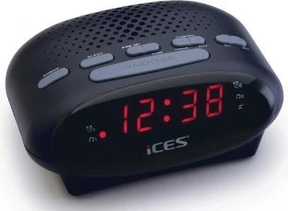 LENCO ICR-210 FM-Uhrenradio & Radiowecker. juodas