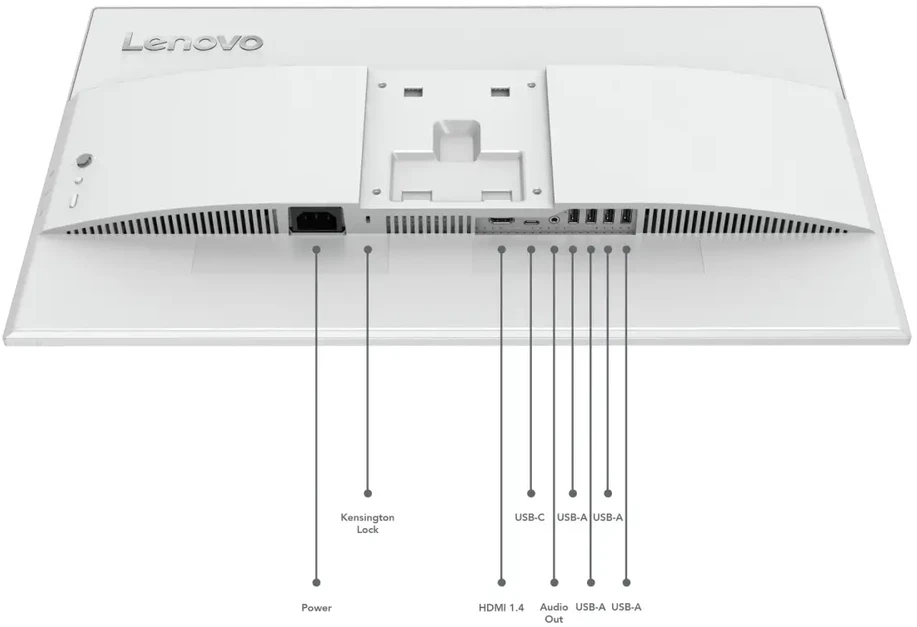 Lenovo Monitorius 67DCUAT6EU / L24D-4C Pilkas 60.5 cm (23.8")