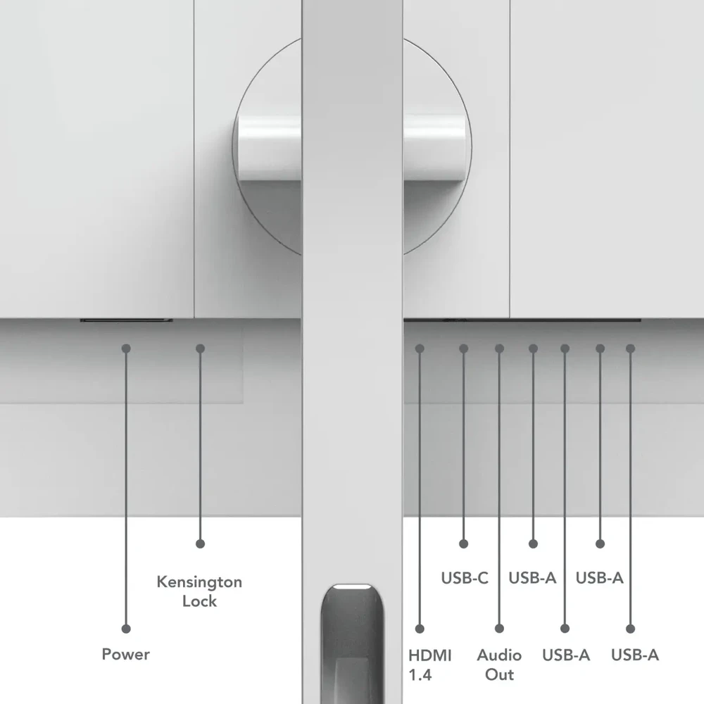 Lenovo Monitorius 67DCUAT6EU / L24D-4C Pilkas 60.5 cm (23.8")