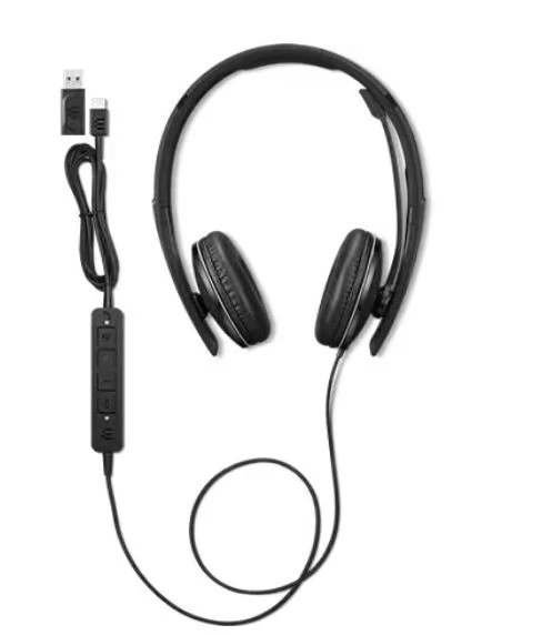 Ausinės Lenovo Wired ANC Headset Gen 2 (Teams) | 4XD1M45627 | su laidu | juodos