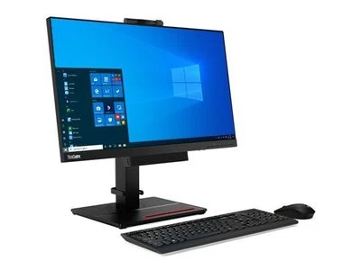 Monitorius Lenovo ThinkCentre Tiny-in-One 24 (Gen 4) 23,8 colio, IPS, 1920 x 1080, 16:9, 4 ms, 250 cd/m², Integruotas garsiakalbis (-ai), Juodas, 1080p kamera su dviem mikrofonais, skirta VOIP , LED indikatorius, 60 Hz, HAS