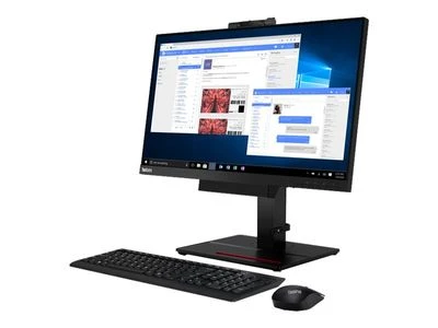Monitorius Lenovo ThinkCentre Tiny-in-One 24 (Gen 4) 23,8 colio, IPS, 1920 x 1080, 16:9, 4 ms, 250 cd/m², Integruotas garsiakalbis (-ai), Juodas, 1080p kamera su dviem mikrofonais, skirta VOIP , LED indikatorius, 60 Hz, HAS