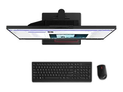 Monitorius Lenovo ThinkCentre Tiny-in-One 24 (Gen 4) 23,8 colio, IPS, 1920 x 1080, 16:9, 4 ms, 250 cd/m², Integruotas garsiakalbis (-ai), Juodas, 1080p kamera su dviem mikrofonais, skirta VOIP , LED indikatorius, 60 Hz, HAS