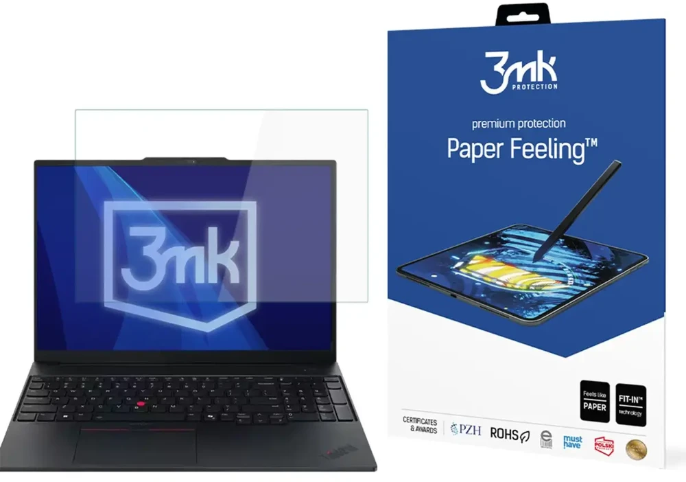 „3Mk Protection Lenovo ThinkPad E14 Gen 7 – iki 15" 3mk Paper Feeling“