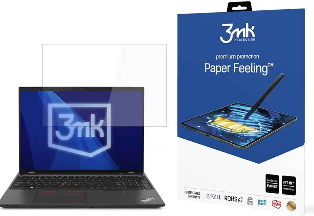 3Mk Protection Lenovo ThinkPad T16 Gen 4 - iki 17" 3mk Paper Feeling