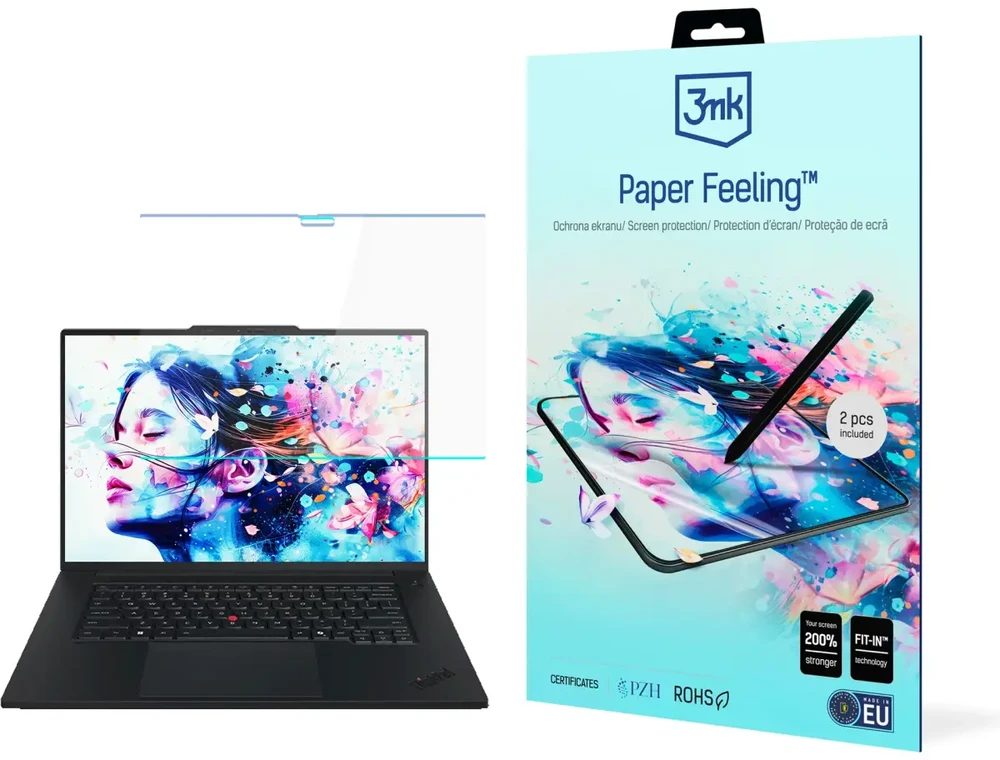 3Mk Protection Lenovo ThinkPad X13 Detachable Gen 1 - iki 15" 3mk Paper Feeling