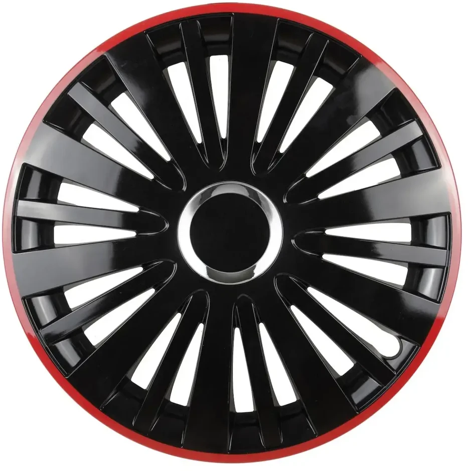 Leoplast Ratų gaubtas 1 vnt. Falcon, juodas ir raudonas 14"