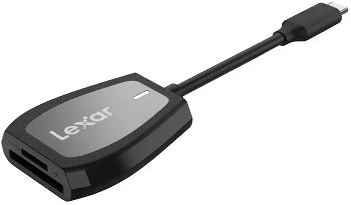 Atminties kortelė Lexar Pro USB-C dviejų lizdų skaitytuvas