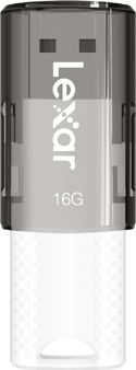 Lexar | USB atmintinė | JumpDrive S60 | 16 GB | USB A tipo | Juoda/Žydra