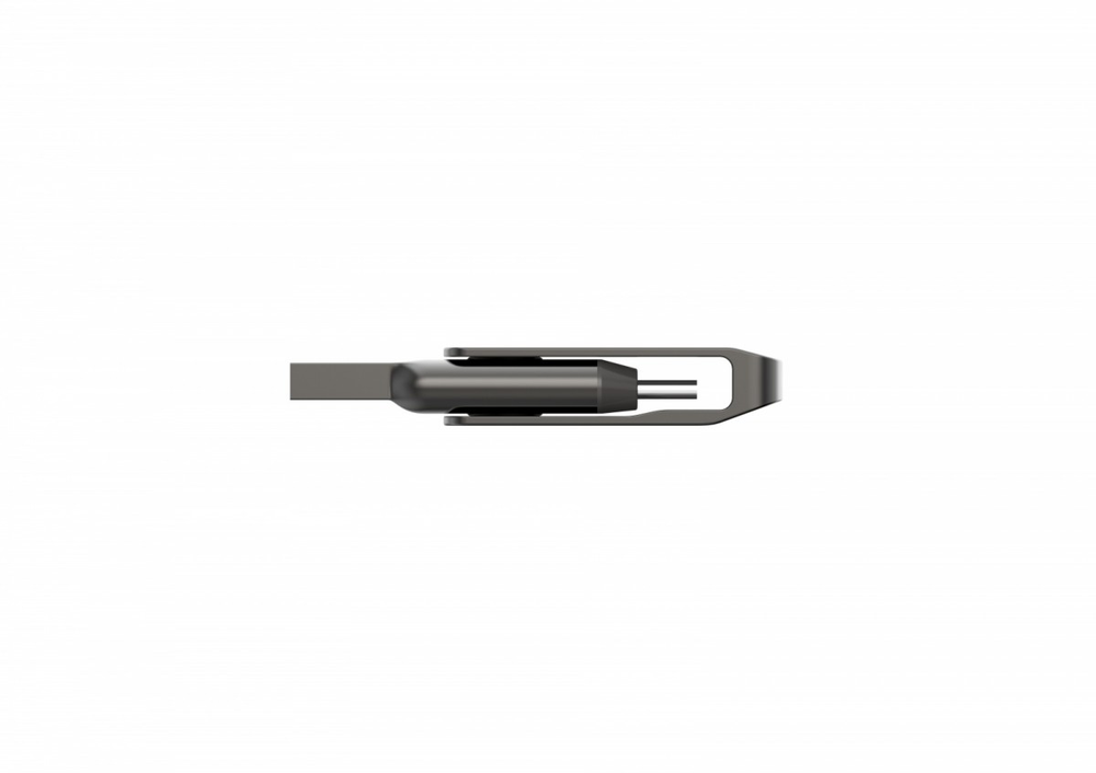 Lexar | 2 viename USB atmintinė, kurios skaitymo greitis siekia 100 MB/s | „JumpDrive Dual Drive D400“ | 32 GB | C ir A tipo USB 3.1 | Pilkas