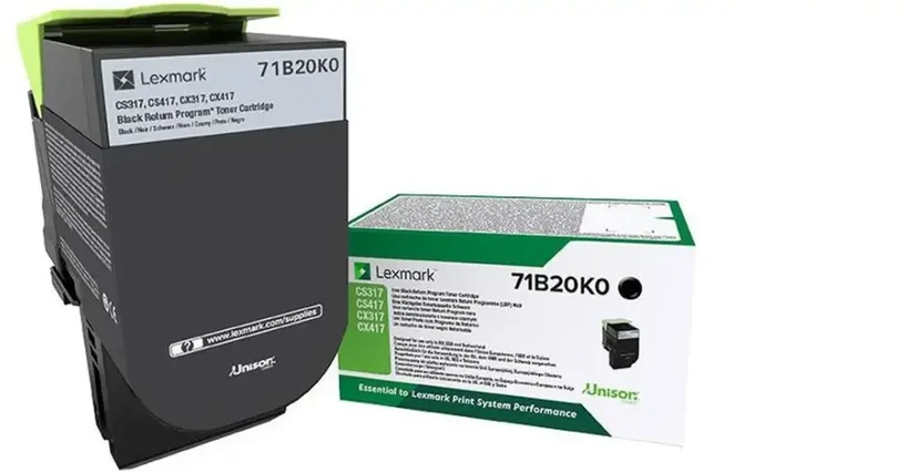 Lexmark Return (71B20K0), juoda kasetė