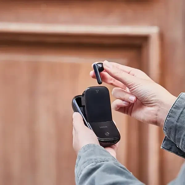 Lexon Speakerbuds belaidės ausinės su Bluetooth Speaker juodos spalvos LA127N