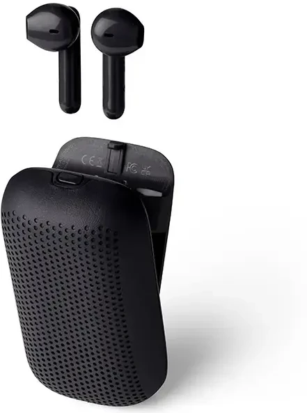 Lexon Speakerbuds belaidės ausinės su Bluetooth Speaker juodos spalvos LA127N