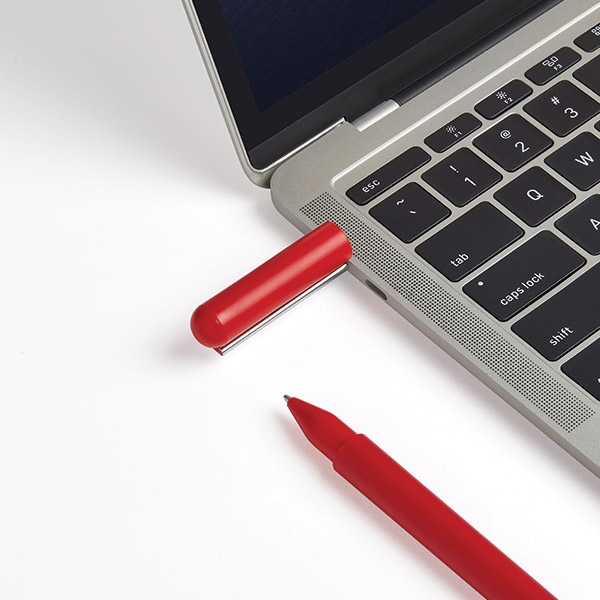 Lexon C-Pen Rašiklis su atmintuku USB-C 32GB raudonos spalvos LS101DR