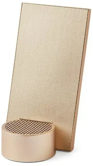 Lexon City Energy Pro 10W belaidis įkroviklis su Bluetooth kolonėle soft auksinis LD145D9