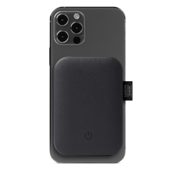 Lexon Softpower MagBank indukcinė išorinė baterija 4000 mAh 15W juodas LL153N