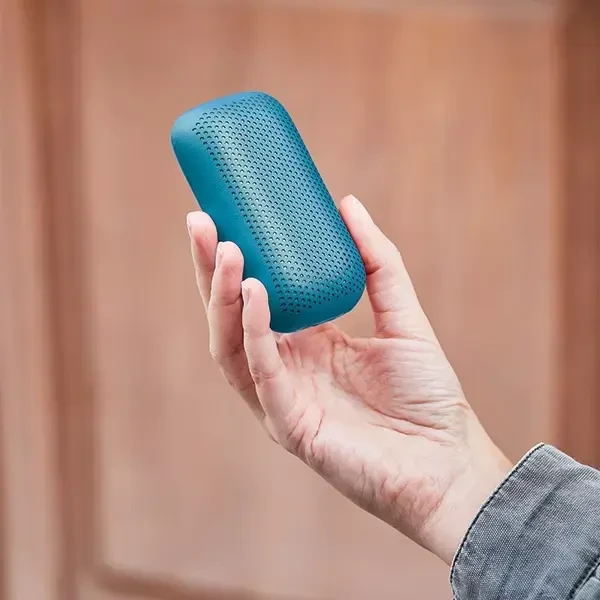 „Lexon Speakerbuds“ belaidės ausinės su „Bluetooth“ garsiakalbiu, mėlynas LA127B