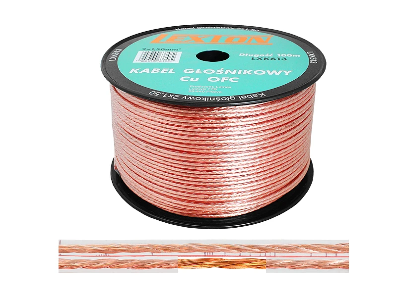 Garsiakalbių kabelis 2x1.5mm ritėje