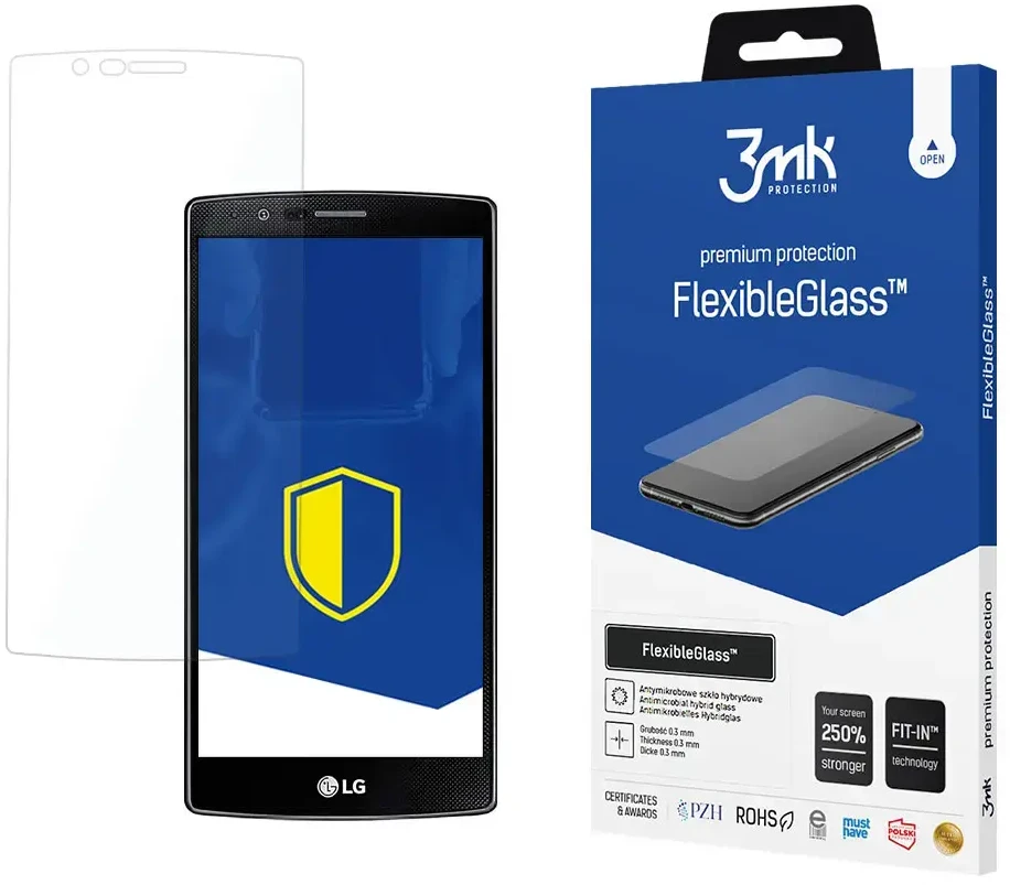 3MK FlexibleGlass Screen protector, LG, G4, Hybrid glass, Transparent