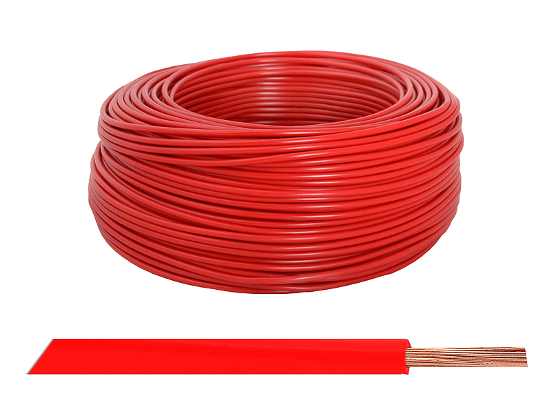 Oem Montavimo kabelis LgY 1x1.5 H07V-K - raudonas - 100 m