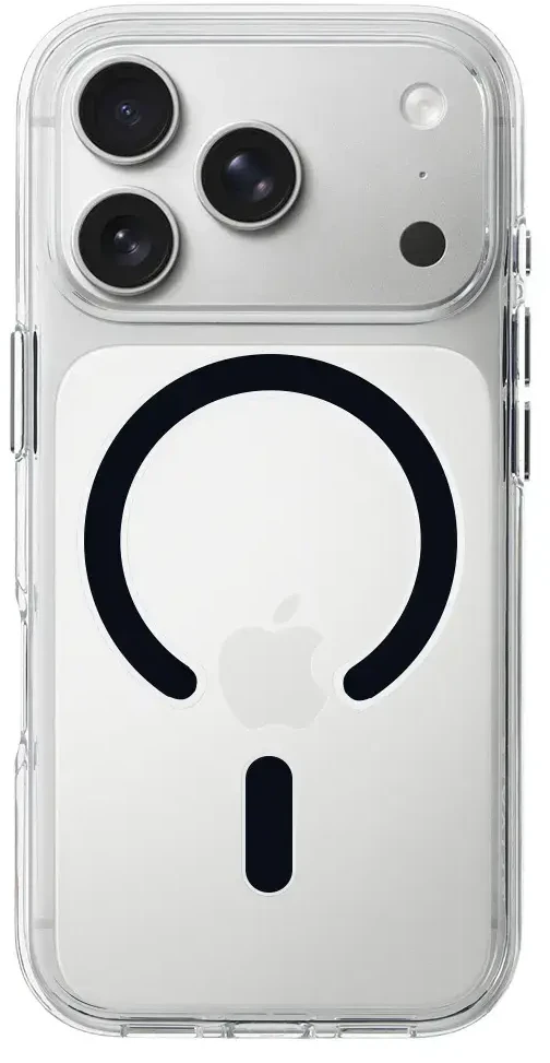 Liavec Pure dėklas skirtas iPhone 17 Pro juodos spalvos