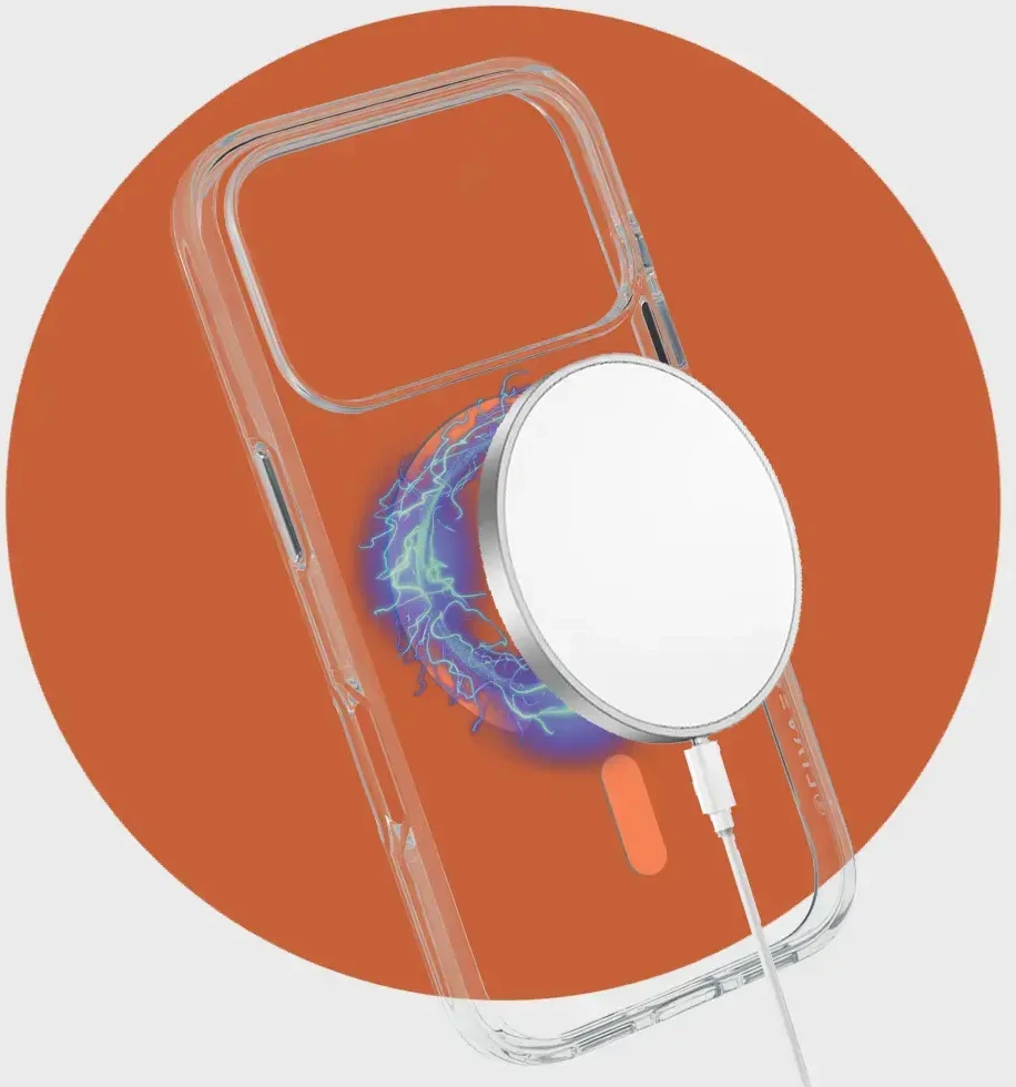Liavec Pure dėklas skirtas Apple iPhone 17 Pro Max papaya