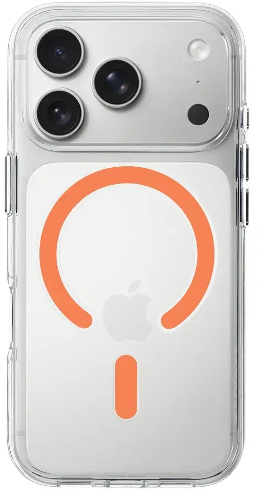 Liavec Pure dėklas skirtas Apple iPhone 17 Pro Max papaya