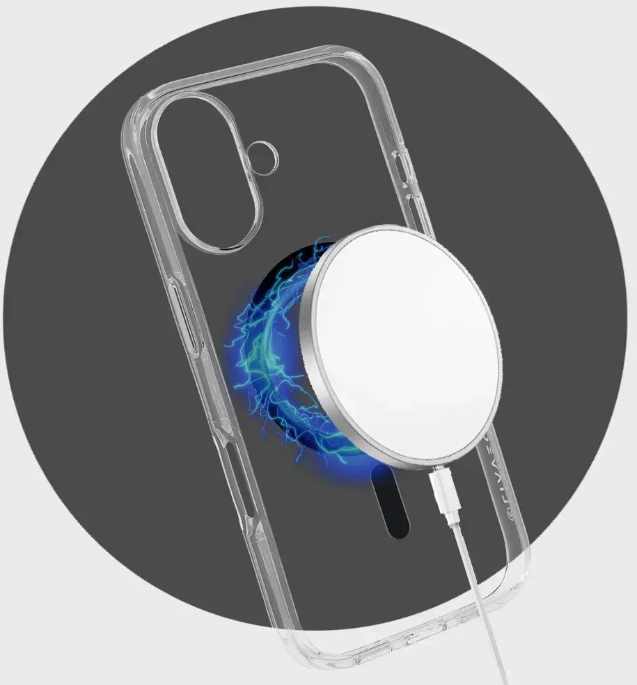 Liavec Pure dėklas skirtas Apple iPhone 17 juodos spalvos
