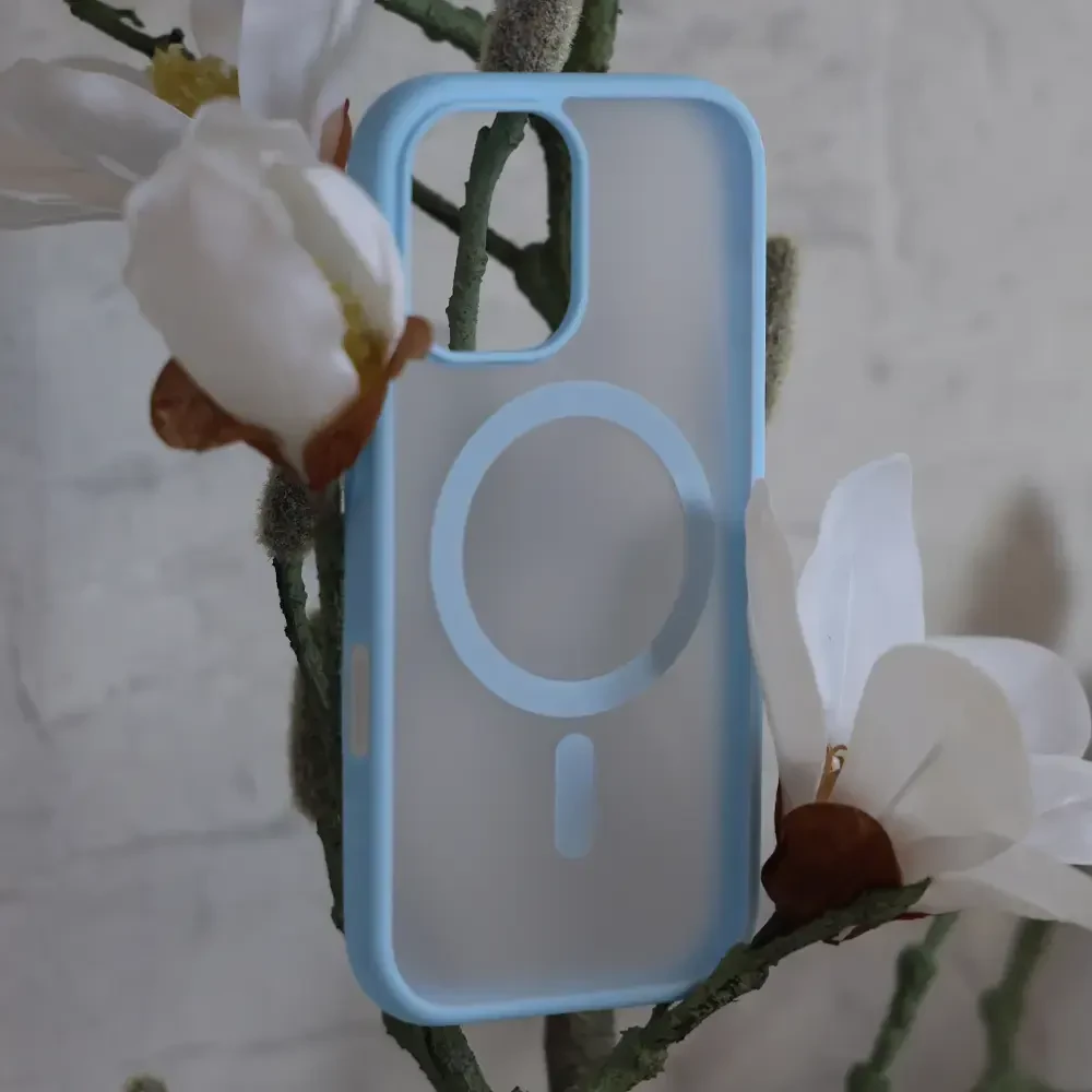 Liavec Soft dėklas skirtas Apple iPhone 17 mėlynos spalvos
