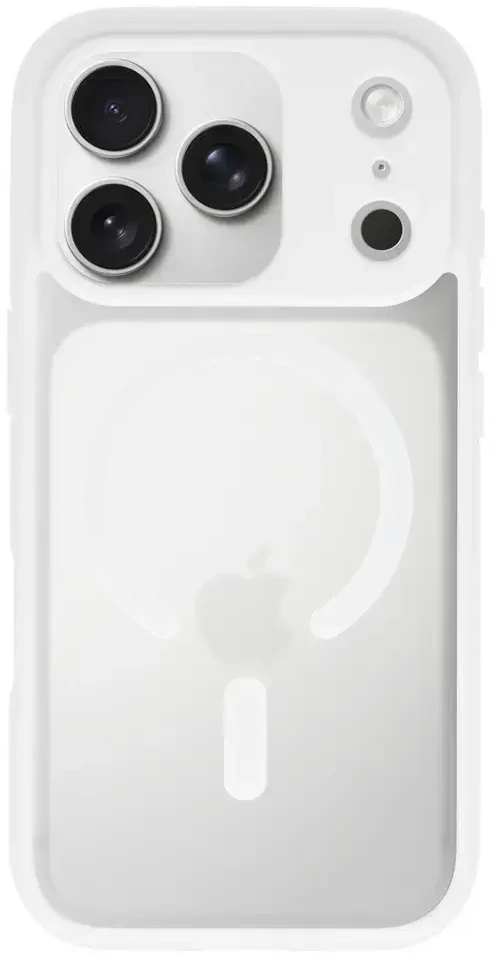 Liavec Soft dėklas skirtas iPhone 17 Pro baltos spalvos