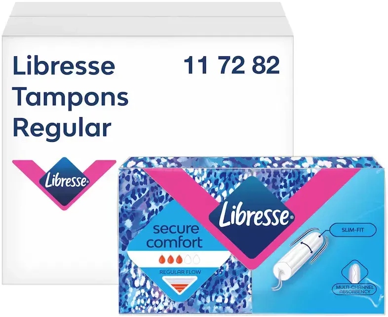 Libresse Discreet Normal tamponai Tork P3 sistemai, 384 vnt., 117282