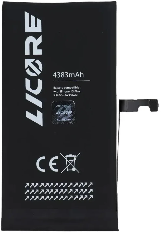 LICORE baterija, skirta IPHONE 15 Plus 4383 mAh