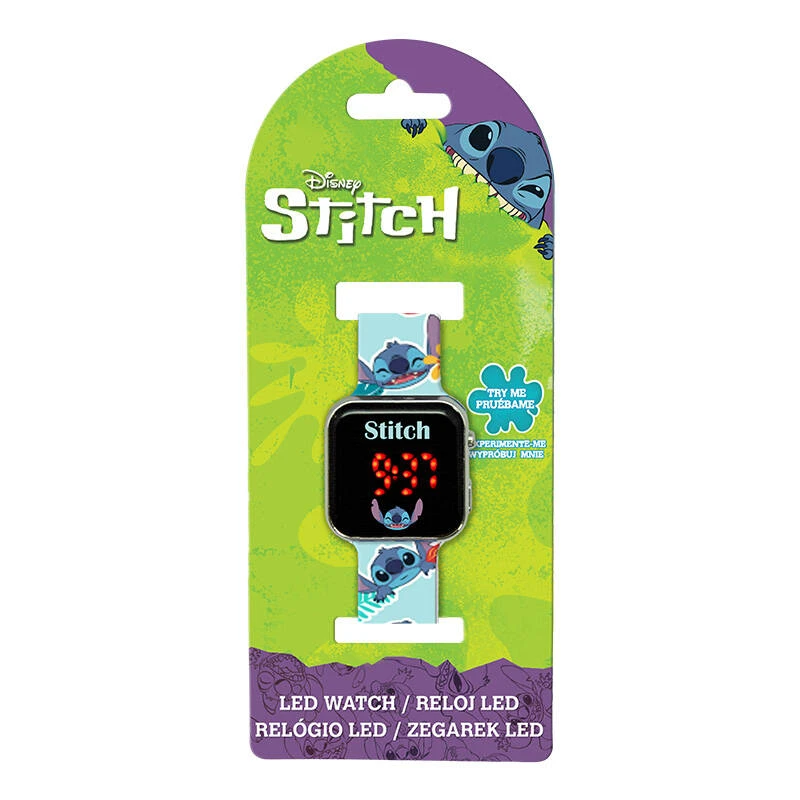 Kids Euroswan Hiszpania Vaikų licencijavimo LED laikrodis Lilo&Stitch KiDS licencijavimas