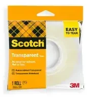 Lipni juosta „Staples Scotch 508“, 19 mm x 33 m, skaidri, Geltona