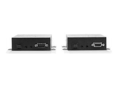 KVM Prailginimas - LINDY Šviesolaidinis HDMI 4K60, USB, IR ir RS232 KVM Prailginimas, 300 m, Juodas