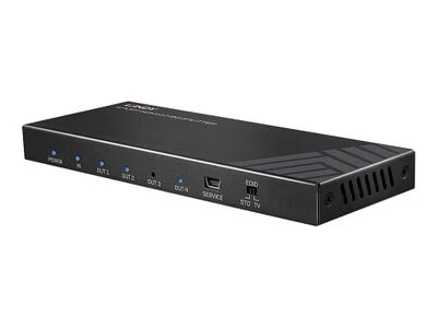 Lindy HDMI 2.0 4 prievadų 18G juodas
