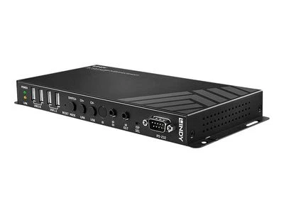 AV Prailgintuvas - LINDY 4K HDMI ir USB per IP Prailgintuvas, 100 m, Juodas