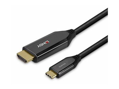 Lindy Adapteris - USB Type C į HDMI 8K60 1m Laidas 48Gbps Auksu Padengtas