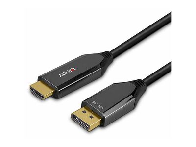 Adapteris - LINDY Aktyvus DisplayPort į HDMI 4K120Hz 2 m Adapteris 7680x4320@60Hz