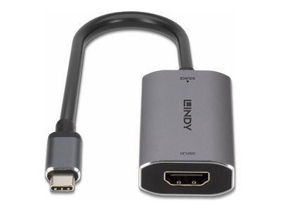 Adapteris - LINDY USB Type C į HDMI 8K60 Konverteris, Pilkas