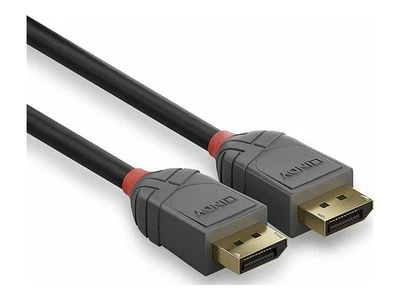 Lindy DisplayPort 1.2, Anthra Line 4K UHD M/M, juodas, 5m