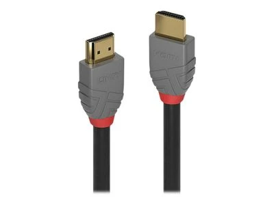 HDMI Laidas - LINDY Anthra Line HDMI Laidas, M/M, Ultra Didelės Spartos, 48Gbps, 10240x4320@120Hz, 0.5 m, Juodas