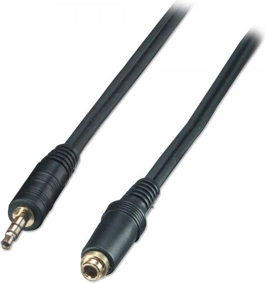 Garso Kabelis - LINDY Garso Prailginimo Kabelis 3.5 mm Stereo, 2 m, Juodas