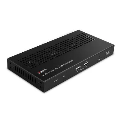 Lindy 4K30 HDMI ir USB dekoderis, priekinis skydelis