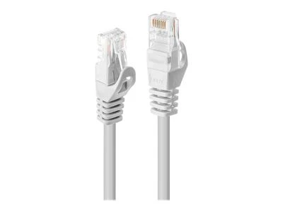 Tinklo Kabelis - LINDY Cat.6 U/UTP Tinklo Kabelis, RJ45, M/M, 250MHz, CCA, 0.3 m, Baltas