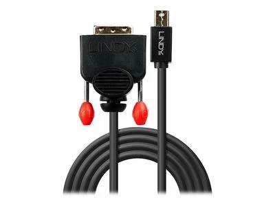 Lindy Adapteris - Mini DisplayPort į DVI 1m 1920x1200@60Hz Nikelio Danga