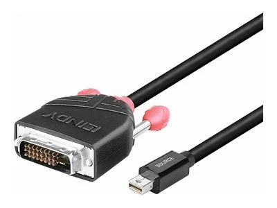 Lindy Adapteris - Mini DisplayPort į DVI 1m 1920x1200@60Hz Nikelio Danga