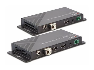 HDMI Ilgintuvas - LINDY 300m/1000m Šviesolaidinis HDMI 4K60, IR, RS232, Garsui